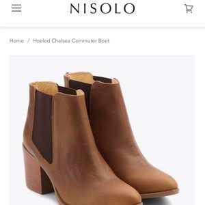 Heeled Chelsea Nissolo boot chocolate